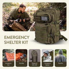 TacPreps 72-Hour Survival Kit portable stove supports efficient meal prep