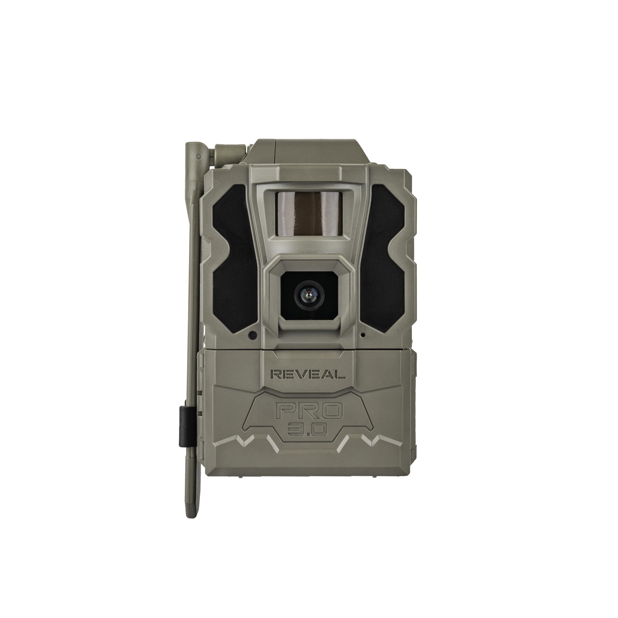 TACTACAM Reveal Pro 3.0 solar panel mounted for extended remote operation.