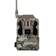TACTACAM Reveal Ultra solar panel attached for extended field use and fewer battery swaps.