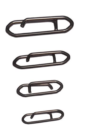 TACTICAL ANGLER'S Power Clip closeup highlights rugged stainless steel for quick lure changes.