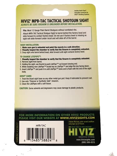 Tactical front sight assembly for 12-gauge shotguns