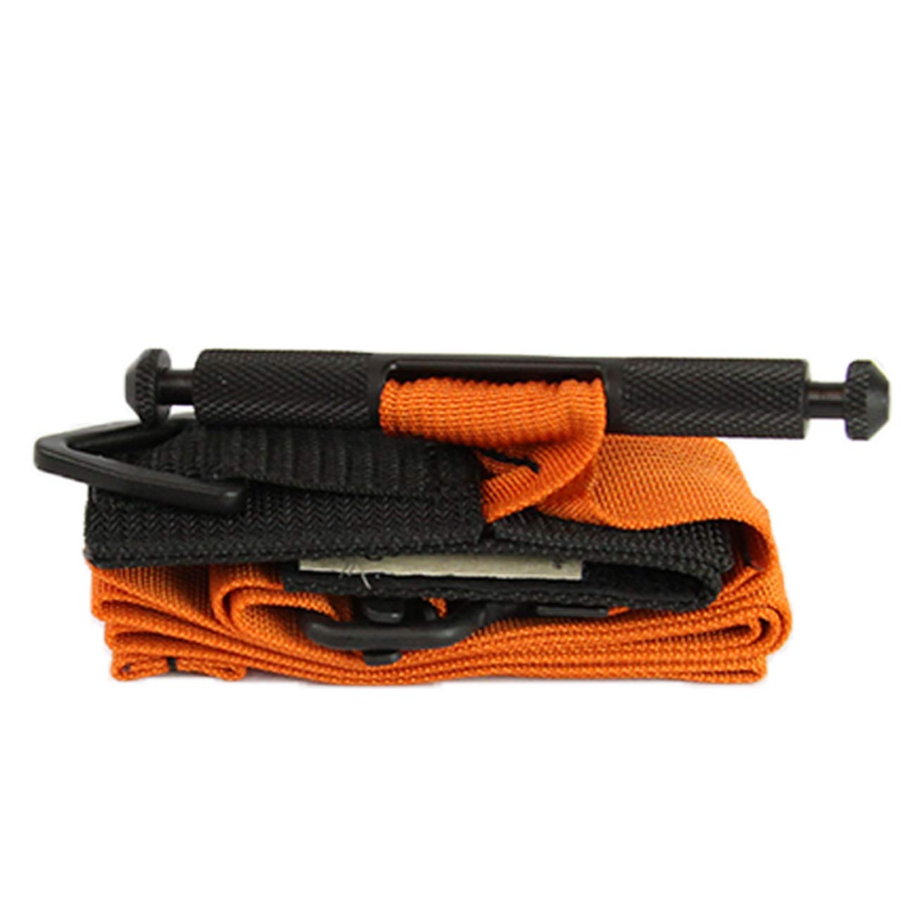 SOFTT-W Gen5 Rescue Orange on the arm illustrates rapid bleeding control in emergencies.