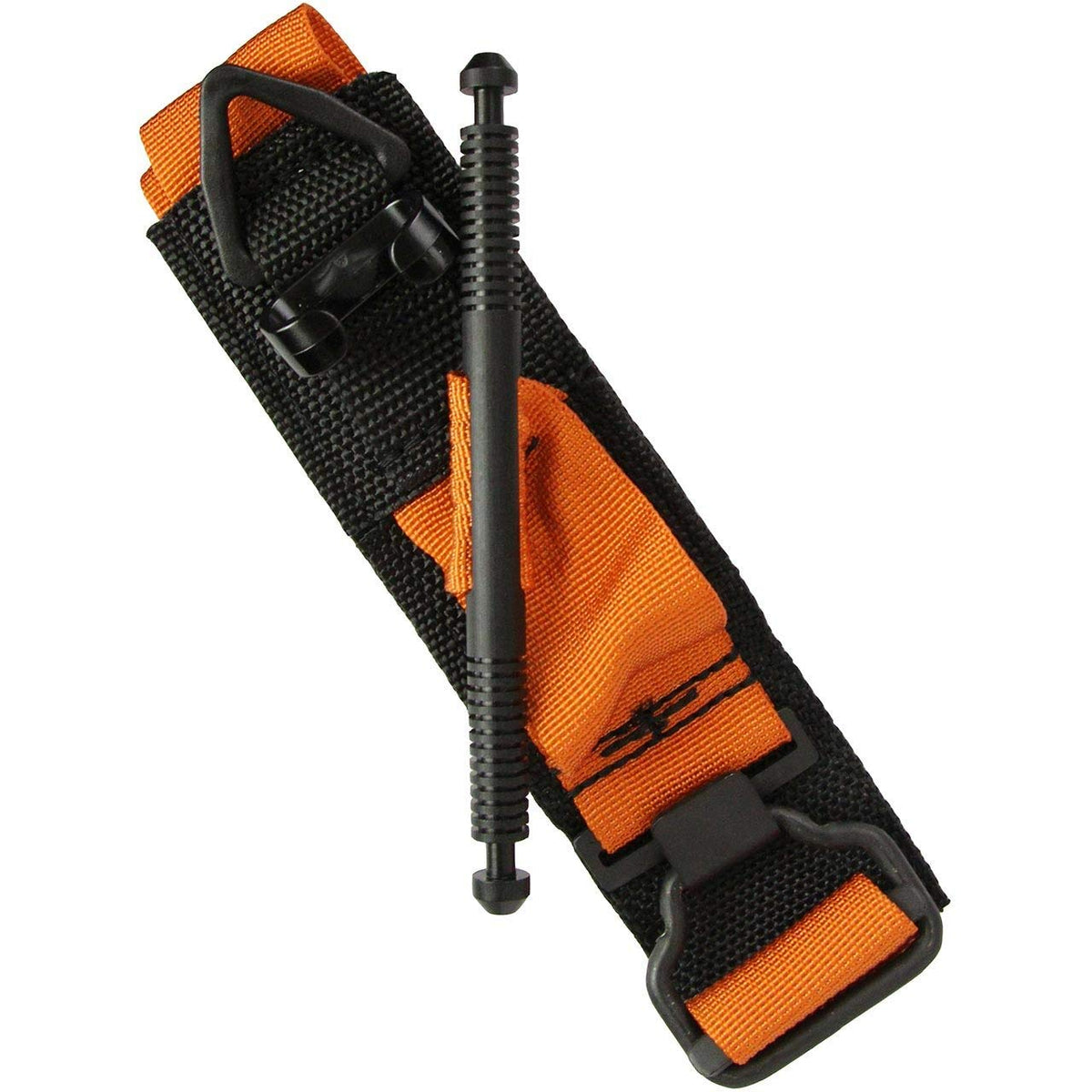 Tactical Medical Solutions SOFTT-W Gen5 tourniquet buckle close-up shows quick-release design for fast setup.