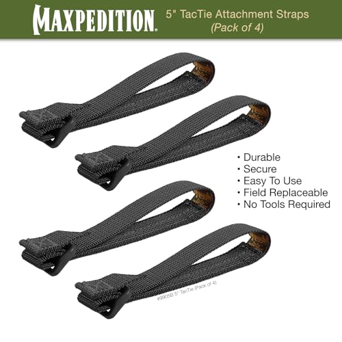 TacTie attachment with secure interlock for MOLLE gear