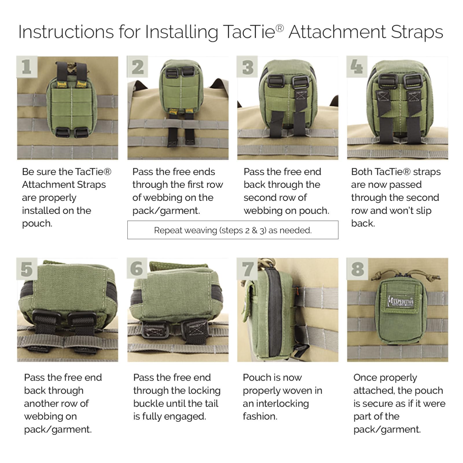 Lab and field tested, American-made TacTie design