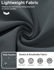 TACVASEN golf shorts six pockets securely hold essentials during rounds.
