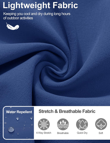 TACVASEN shorts pocket layout with multi-pocket design for essentials.
