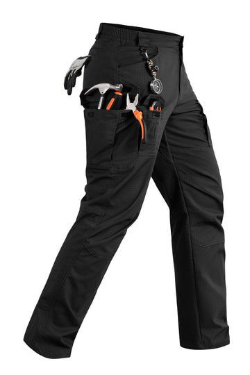 TACVASEN mens cargo pants ripstop fabric texture for durable outdoor wear