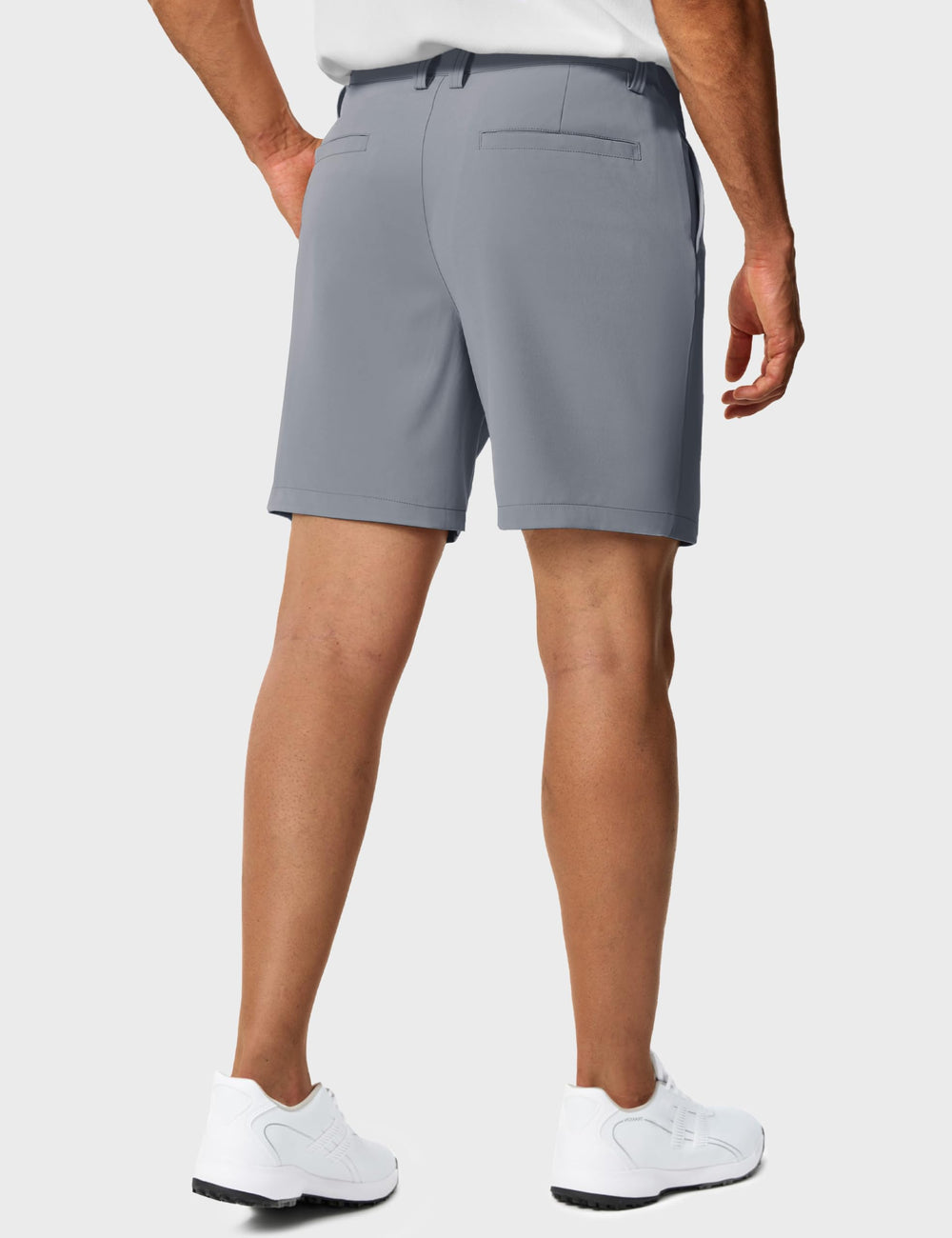 TACVASEN men's golf shorts showing a 7-inch inseam for on-course freedom.