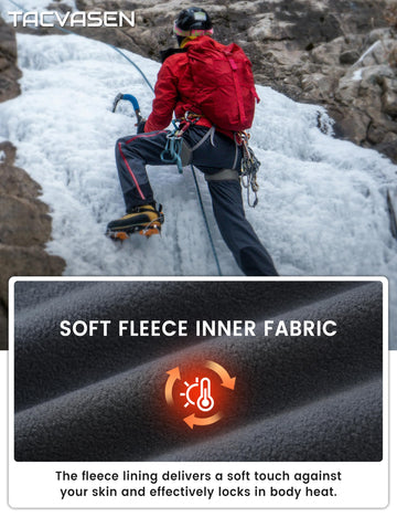 TACVASEN men's side-adjustable waist pants enabling secure fit and freedom of movement