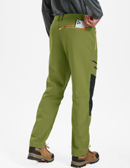 TACVASEN men's snow pants fleece lining emphasizes warmth and moisture-wicking comfort.