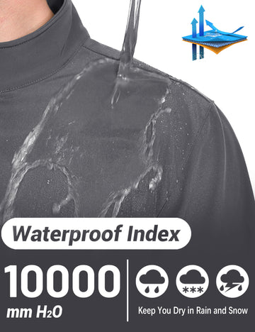TACVASEN jacket fleece-lined interior for warm, bulk-free comfort.