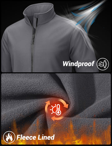 TACVASEN jacket inner pockets provide secure storage on hikes.