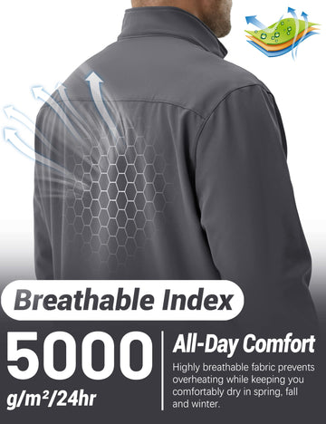 TACVASEN jacket with zippered pockets for secure daily essentials.
