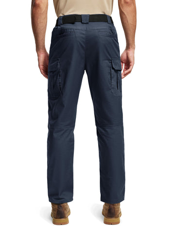 TACVASEN pants elastic waistband demonstrates adjustable fit for all-day movement