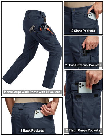 TACVASEN knee gusset promotes bending and kneeling comfort