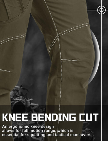 TACVASEN Men's Tactical Pants outdoorsy ambience demonstrates versatile use for hiking and daily wear.
