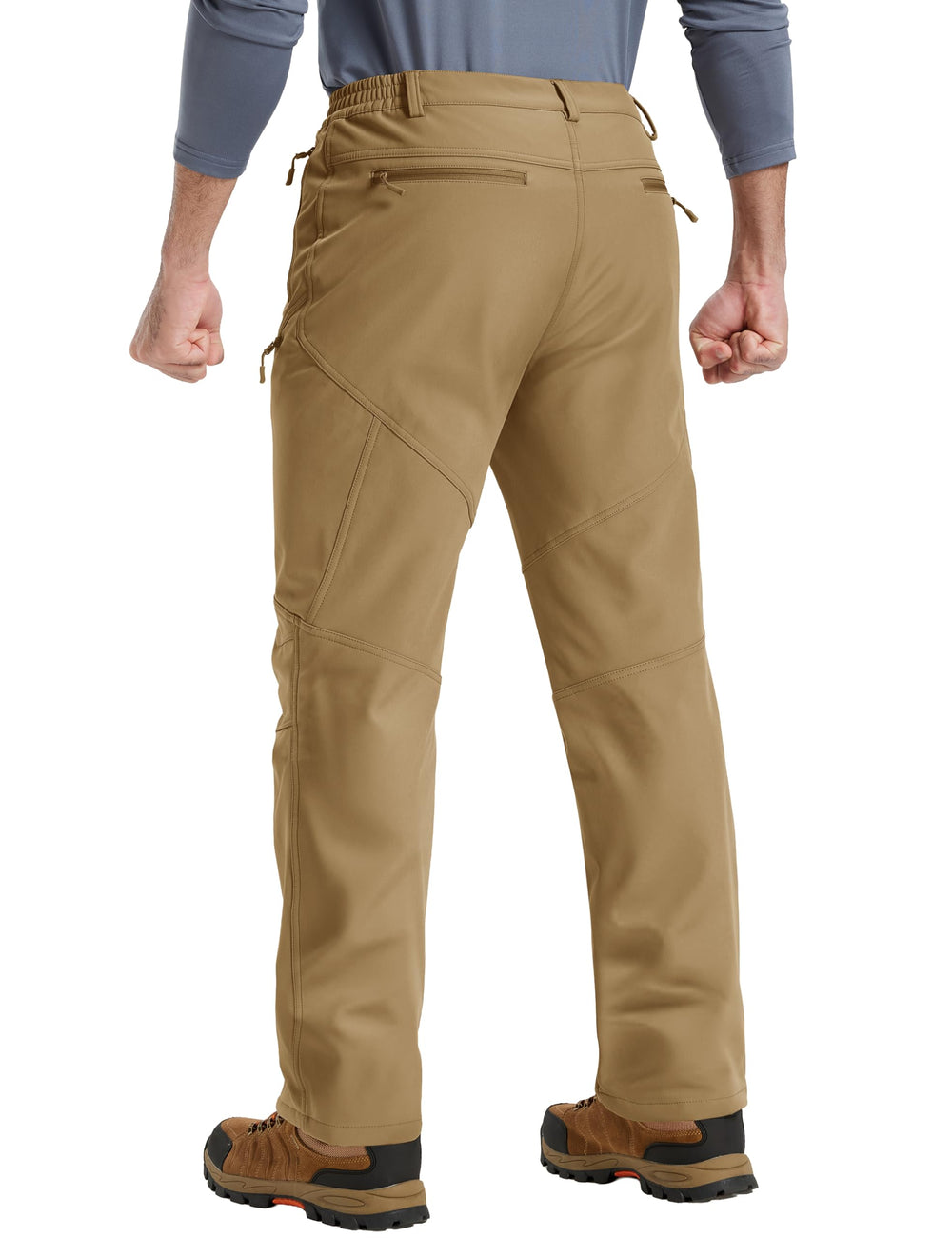 TACVASEN fleece-lined interior highlights cozy insulation and moisture-wicking comfort on chilly trails.