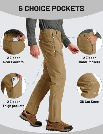 TACVASEN six-pocket layout illustrates practical storage for outdoor essentials.