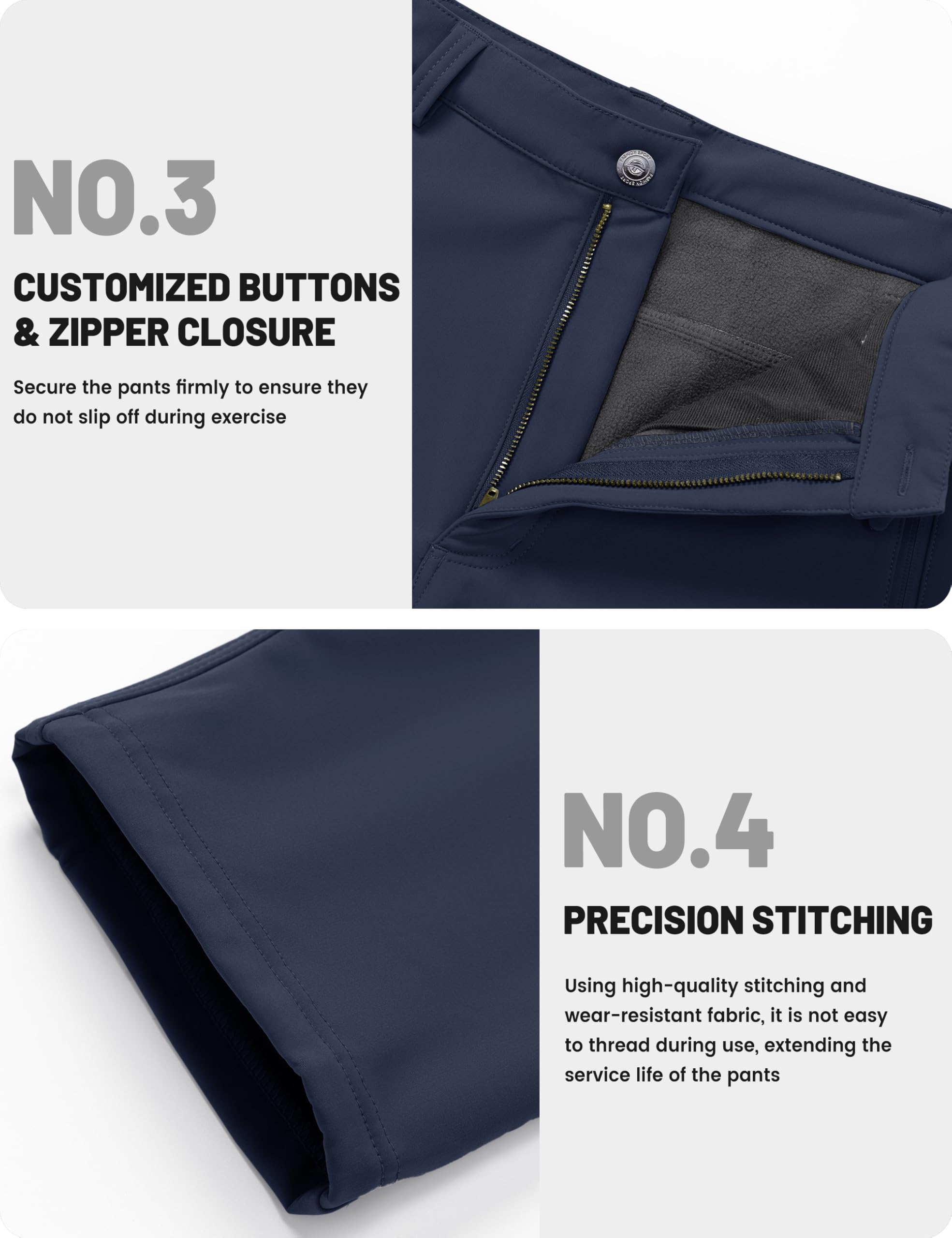 TACVASEN winter pants hiking-setup demonstrates versatile use for outdoors.