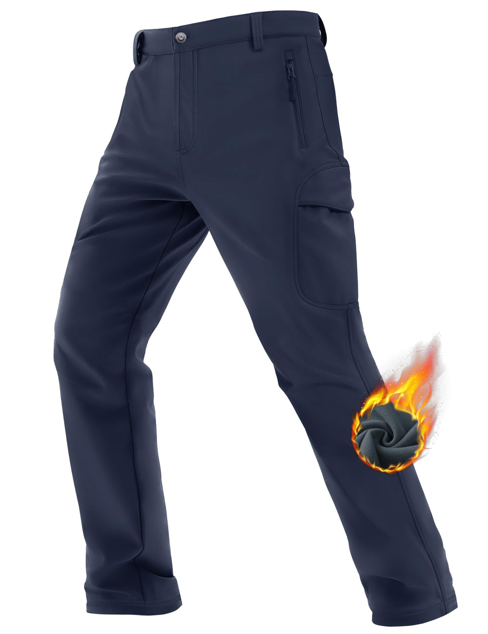 TACVASEN winter pants outer-shell protect against wind for all-day outdoor wear.