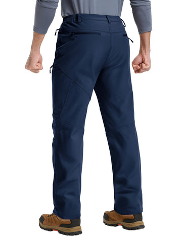 TACVASEN winter pants waterproof coating protects against rain and snow during outdoor use