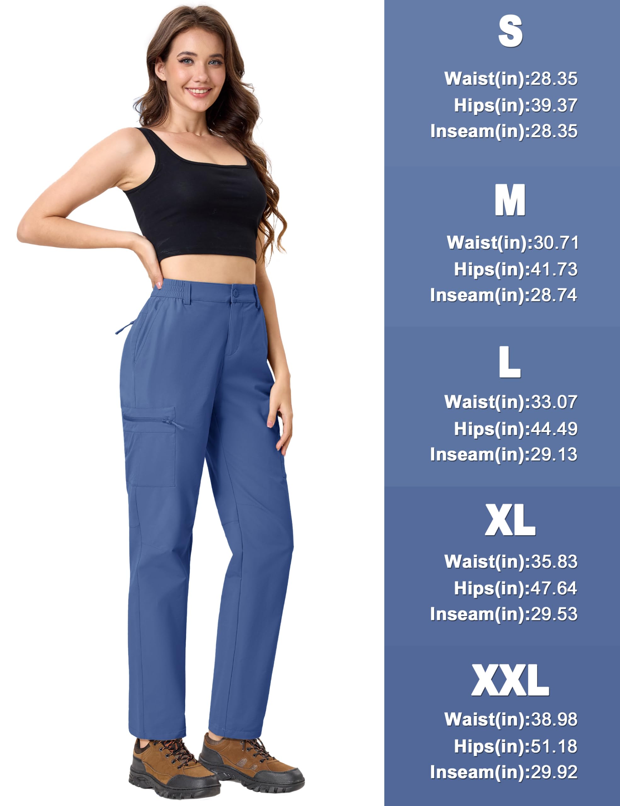 TACVASEN pants bluegray fabric closeup reveals durable nylon-spandex blend
