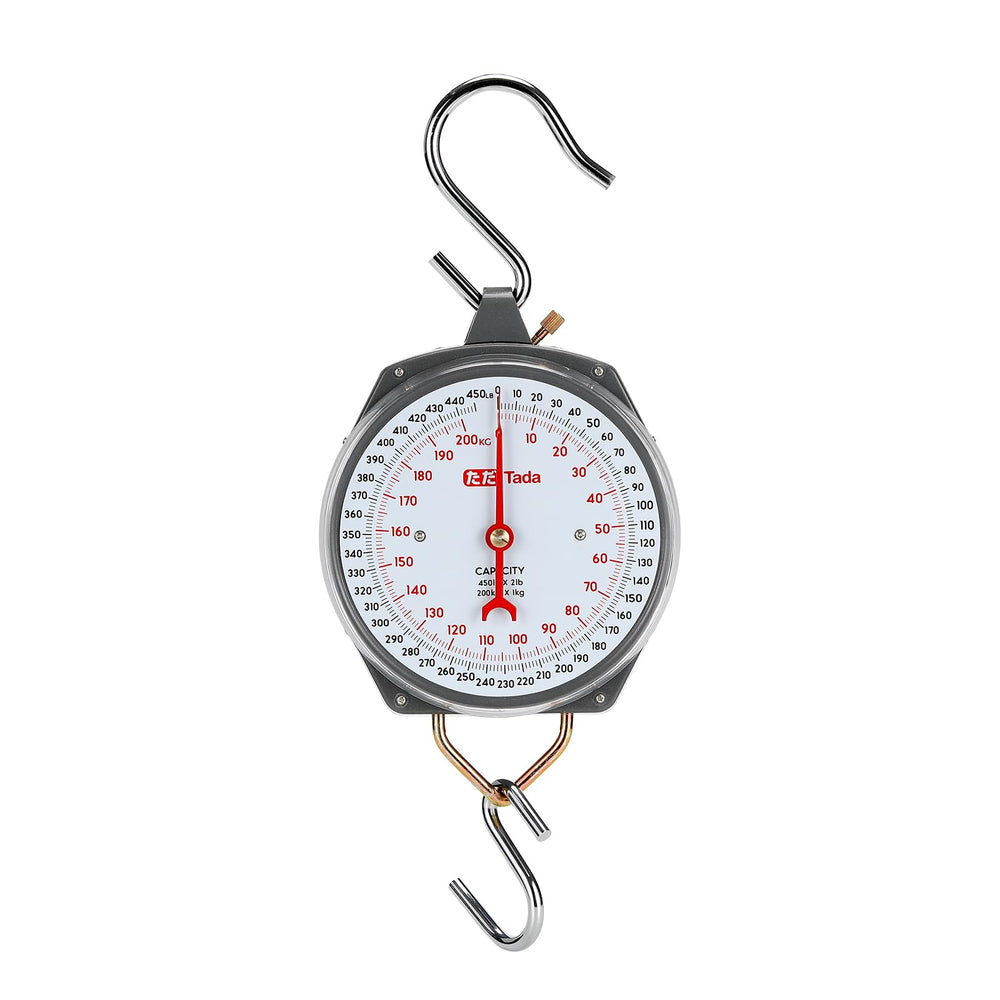 TADA Game Scale 450lb dial view for quick field readings.