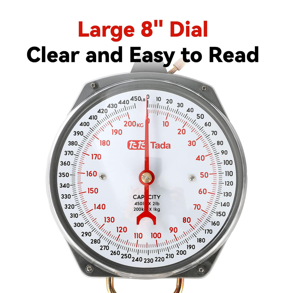 TADA Game Scale rugged steel body ready for tough farm tasks.