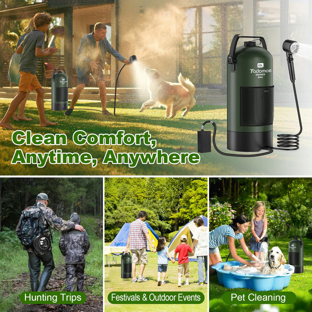 Tadomoe outdoor use at beach or festival shows convenient cleanup.
