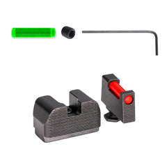 TAG Precision OR Glock front sight boosts quick target acquisition and visibility.