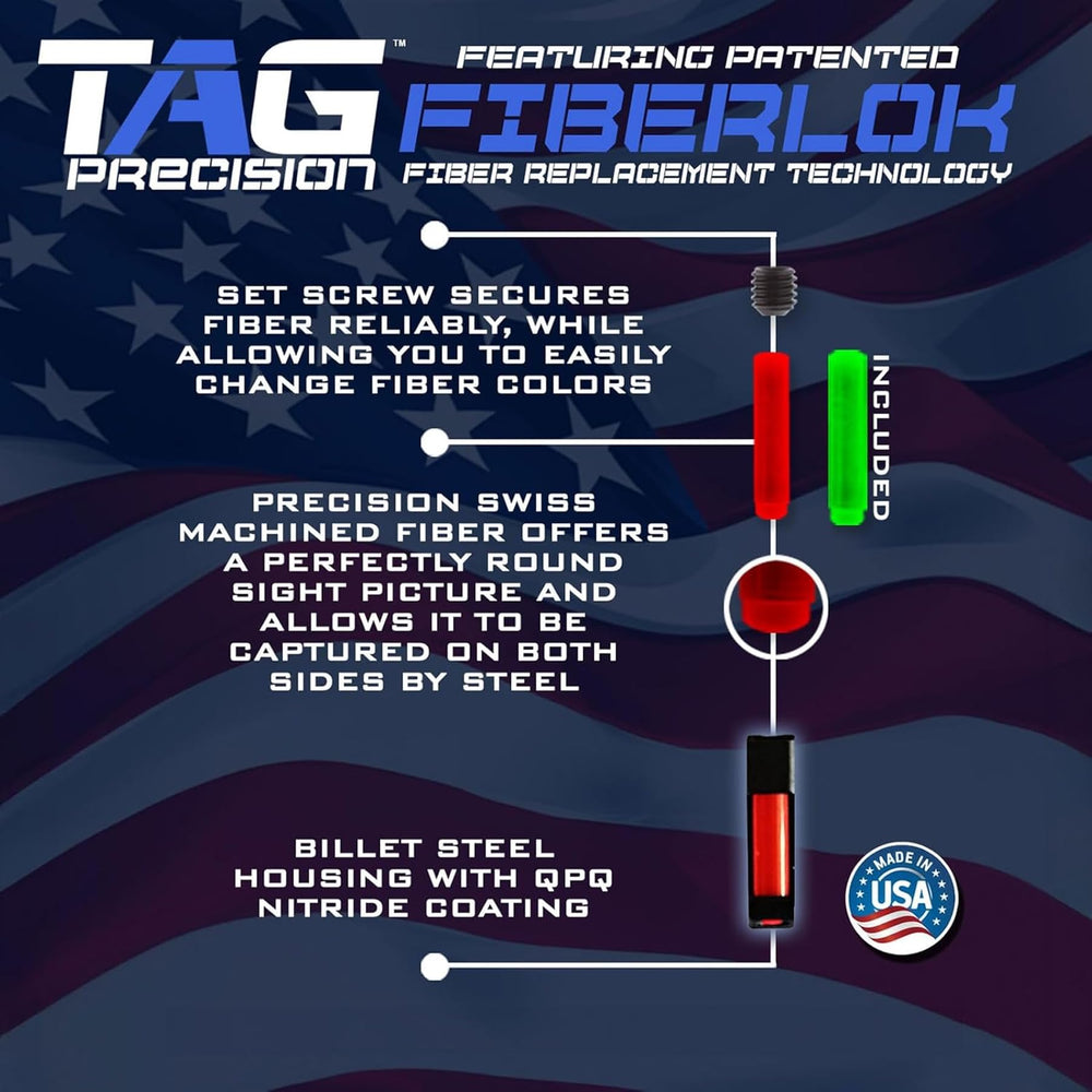 TAG Precision TAC Hybrid fiber color switch for quick customization.