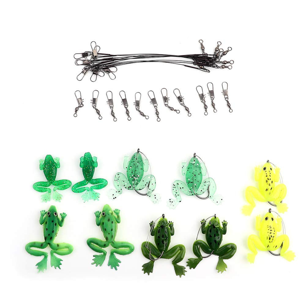 Taidda Frog Lure Kit color variety for different water conditions