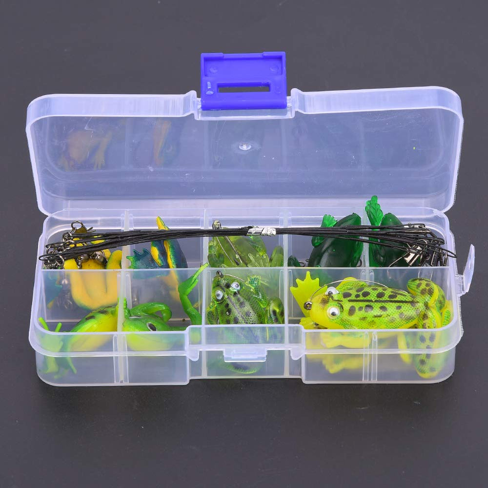 Taidda Frog Lure Kit suitable for freshwater and saltwater fishing