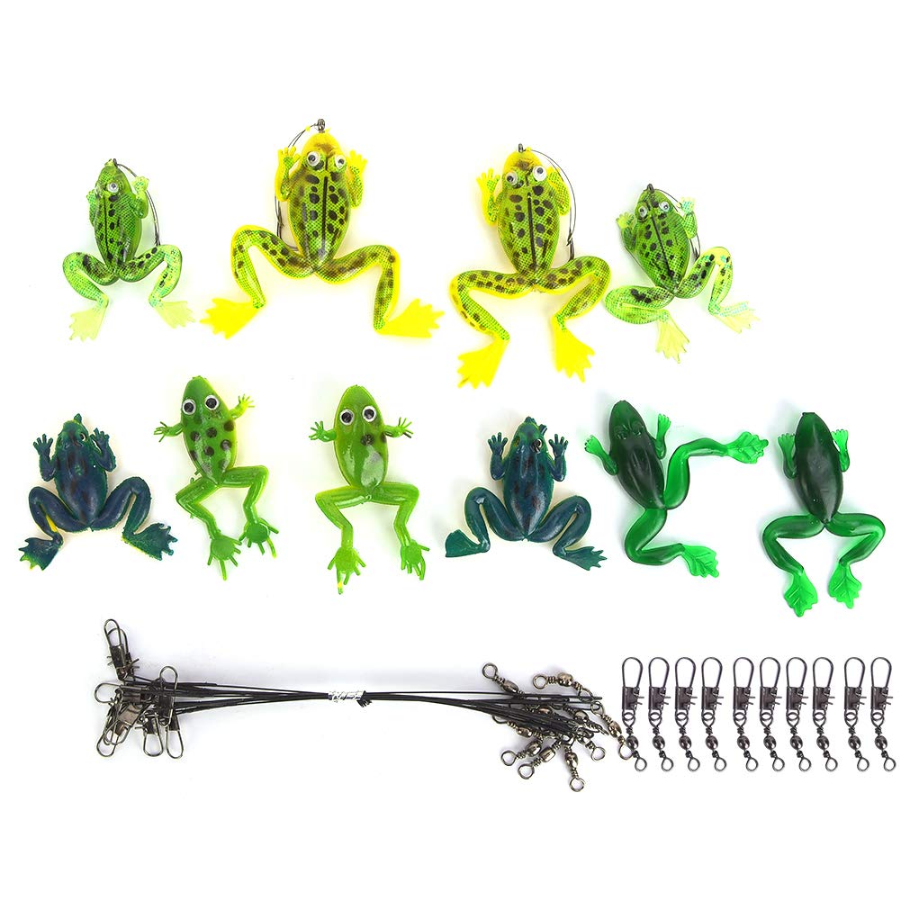 Taidda Frog Lure Kit metal connector close-up