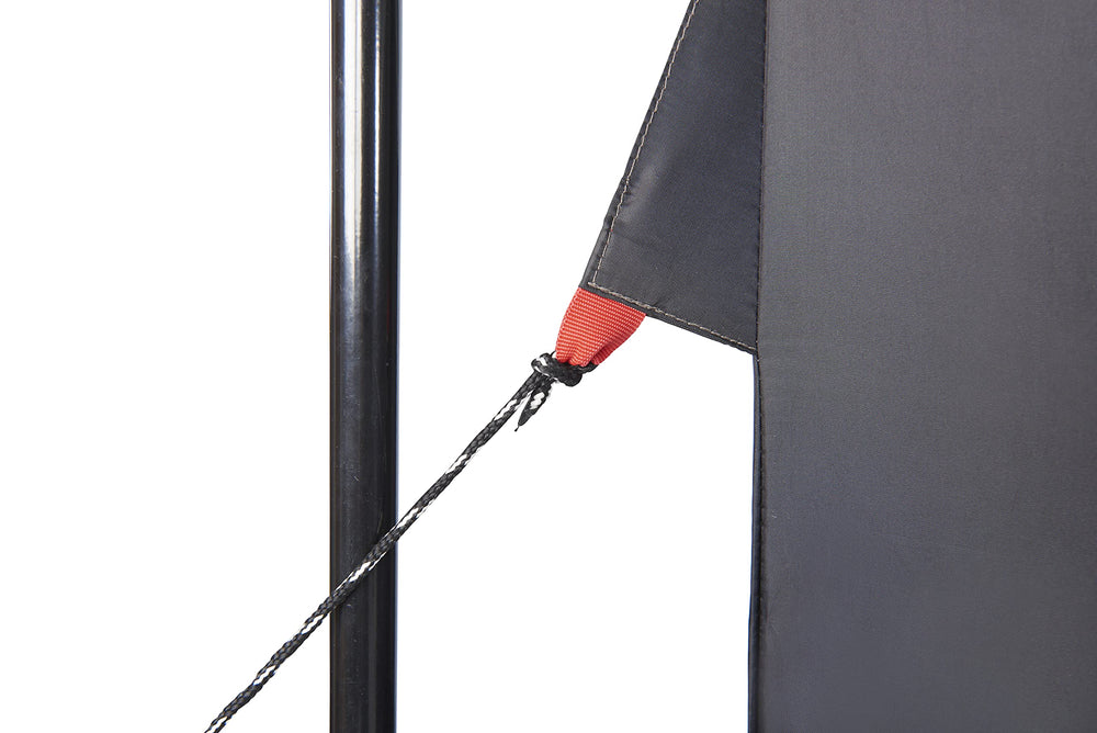 Tailgaterz screen house graphite color-coded frame for quick assembly