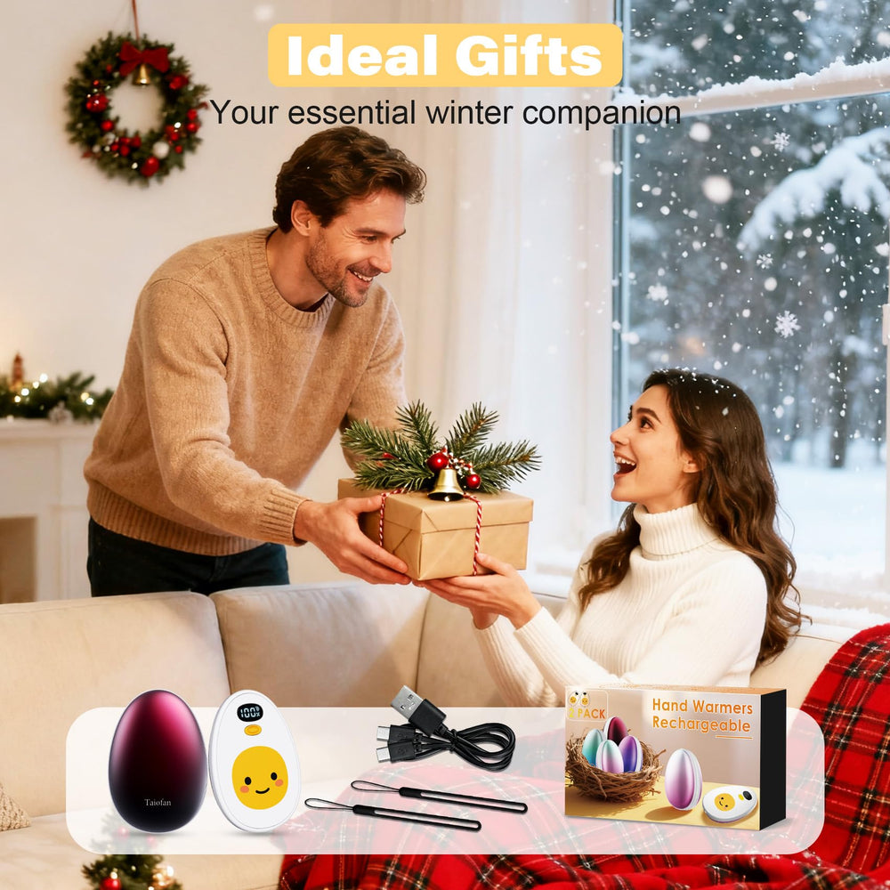 Taiofan portable hand warmer with color options for different outfits