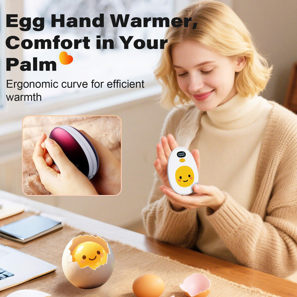 Taiofan USB-C rechargeable hand warmer in use during cold outdoor activities