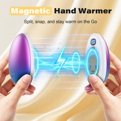 Taiofan split-design hand warmers ready for shared warmth
