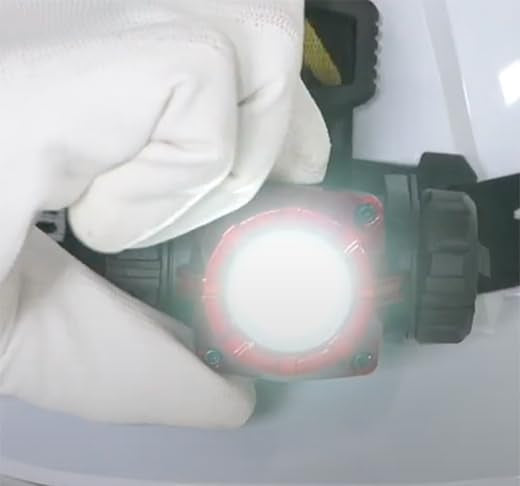 Tajima Grati-Lite headlamp ambient light angle for hands-free illumination
