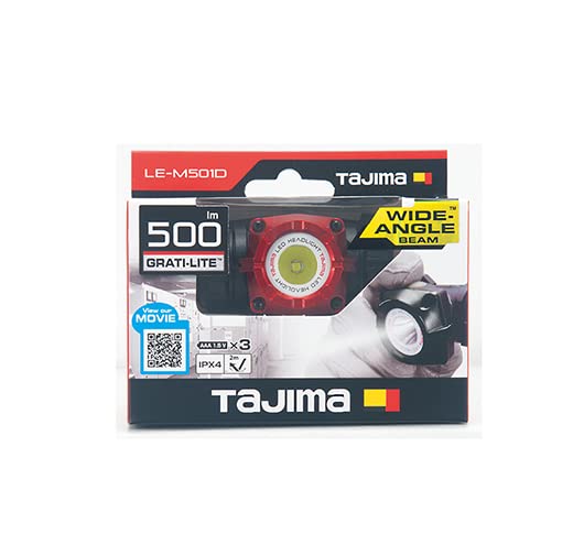 Tajima Grati-Lite headlamp wide beam view enables wide-range tasks
