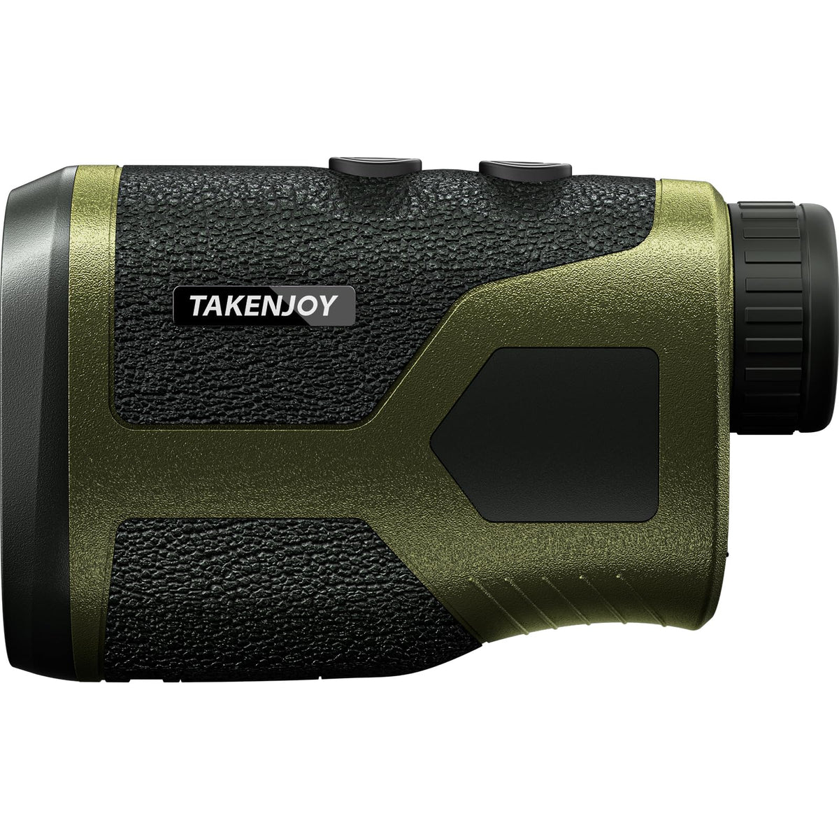 TAKENJOY HM7 front view shows compact rangefinder for fast field targeting.