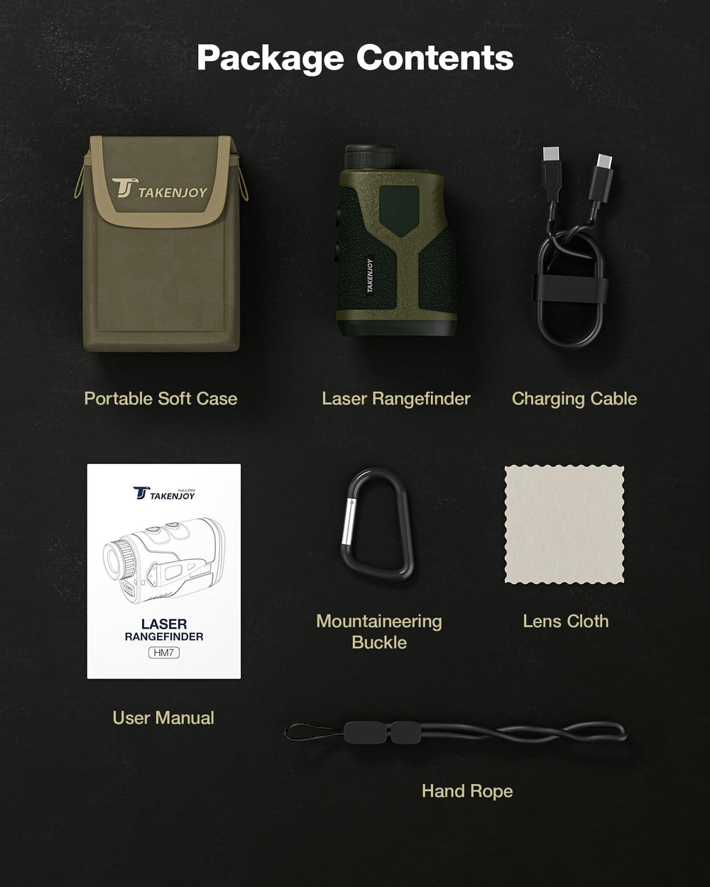 TAKENJOY HM7 waterproof case view indicates durability in wet conditions.