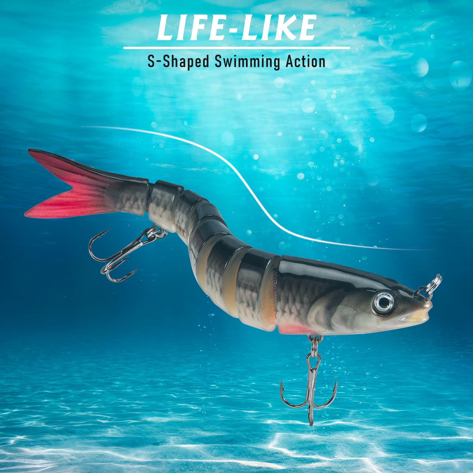 Lure suitable for both saltwater and freshwater fishing