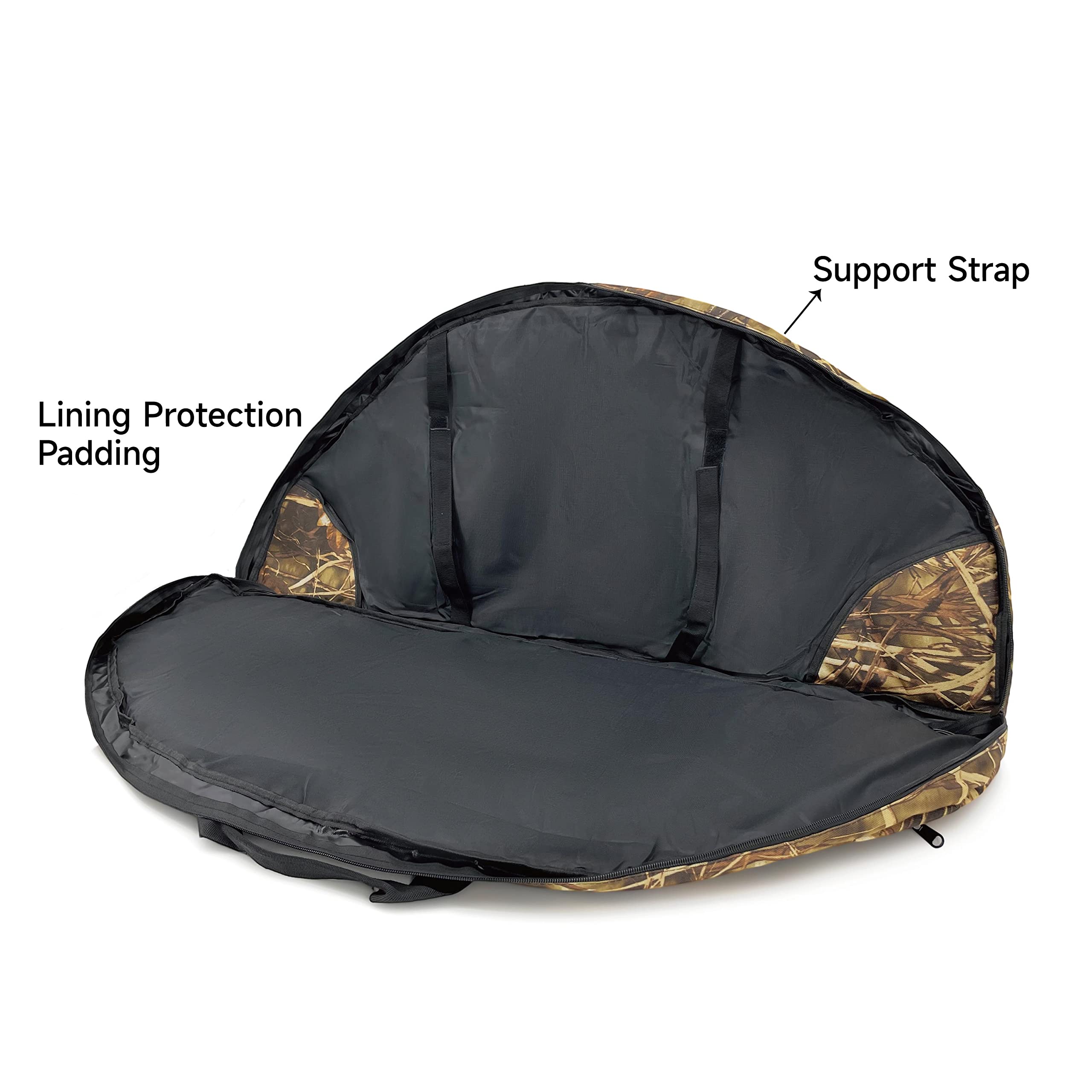 TaktZeit bow case soft interior foam and corner guards protect gear.