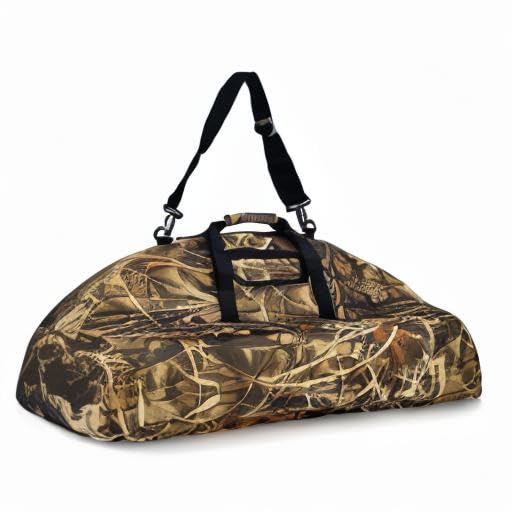 TaktZeit bow case in outdoor hunting scene for camping and field use.