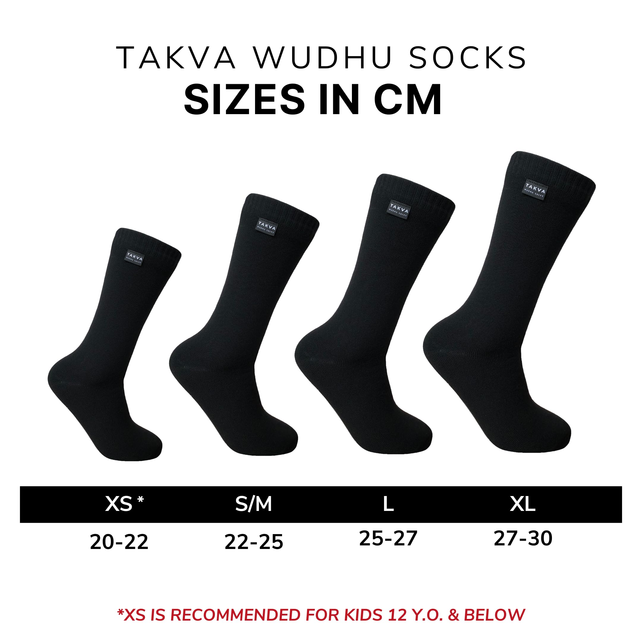 Takva Wudhu Socks unisex-design focus supports shared use across households.