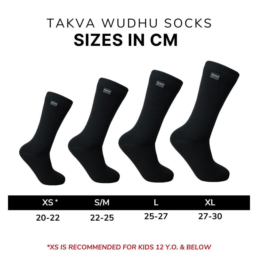 Takva Wudhu Socks unisex-design focus supports shared use across households.