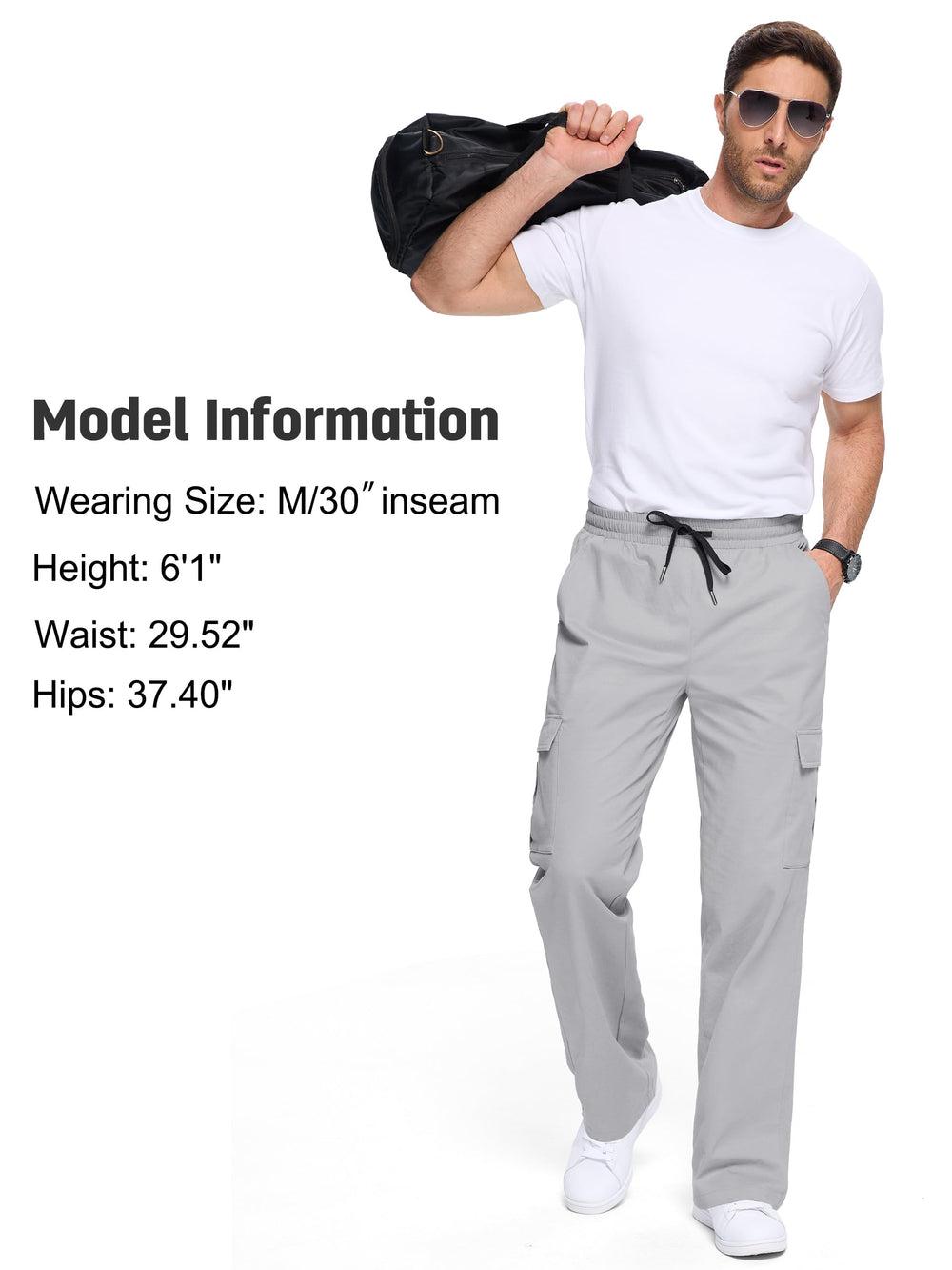 Tallemon straight-leg design blends casual style with comfort.