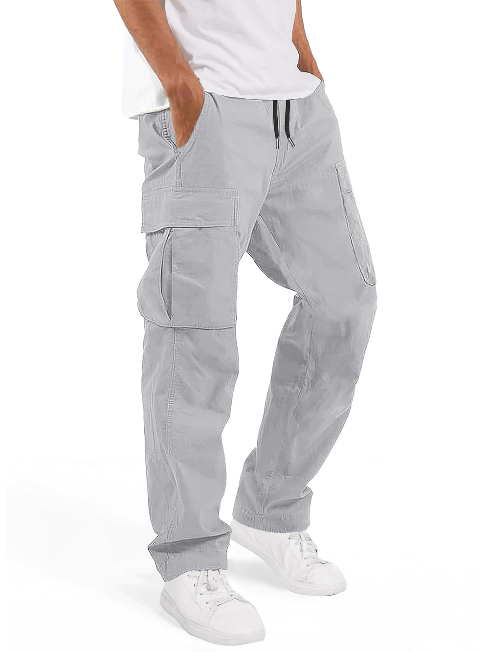 Tallemon cargo pants with four inseams for tall-fit versatility.